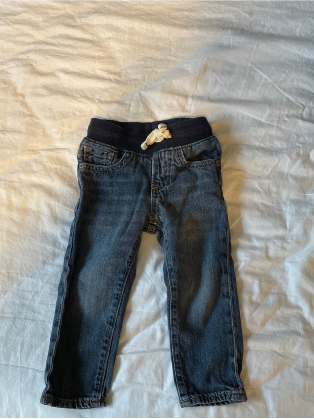 GAP Dark Blue Denim Jogger with Navy Waistband